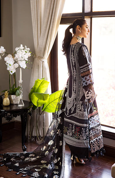 3 Piece Unstitched Luxury Embroidered Lawn-MLL-23-03