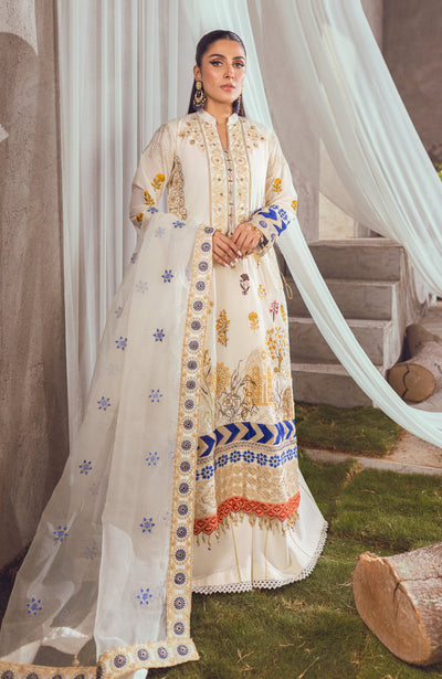3 Piece Unstitched Luxury Embroidered Lawn-MLL-23-2-07