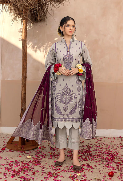 LAADLI EMBROIDERY LAWN COLLECTION-LD-10
