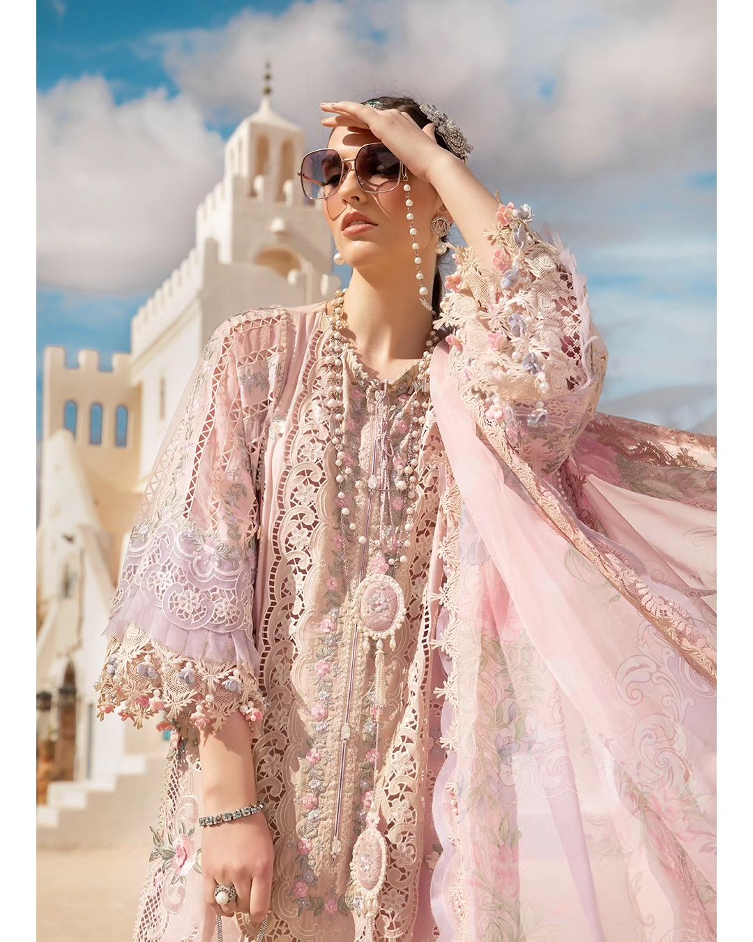 Maria-B Luxury Lawn (D # 6A)