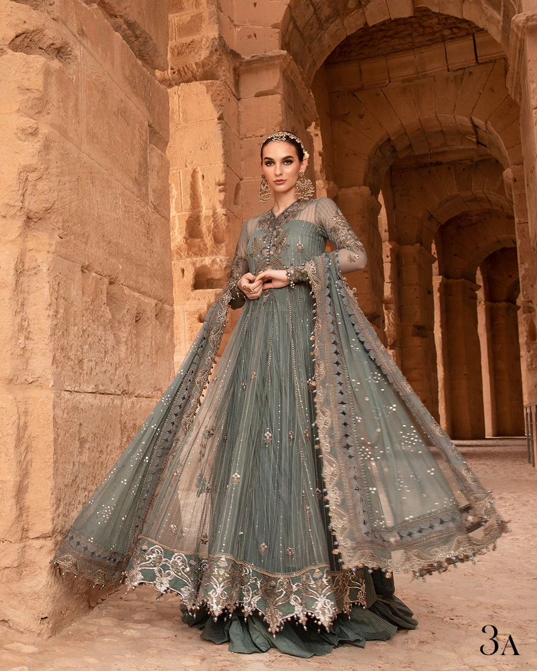 Maria-B Luxury Lawn (D # 3A)