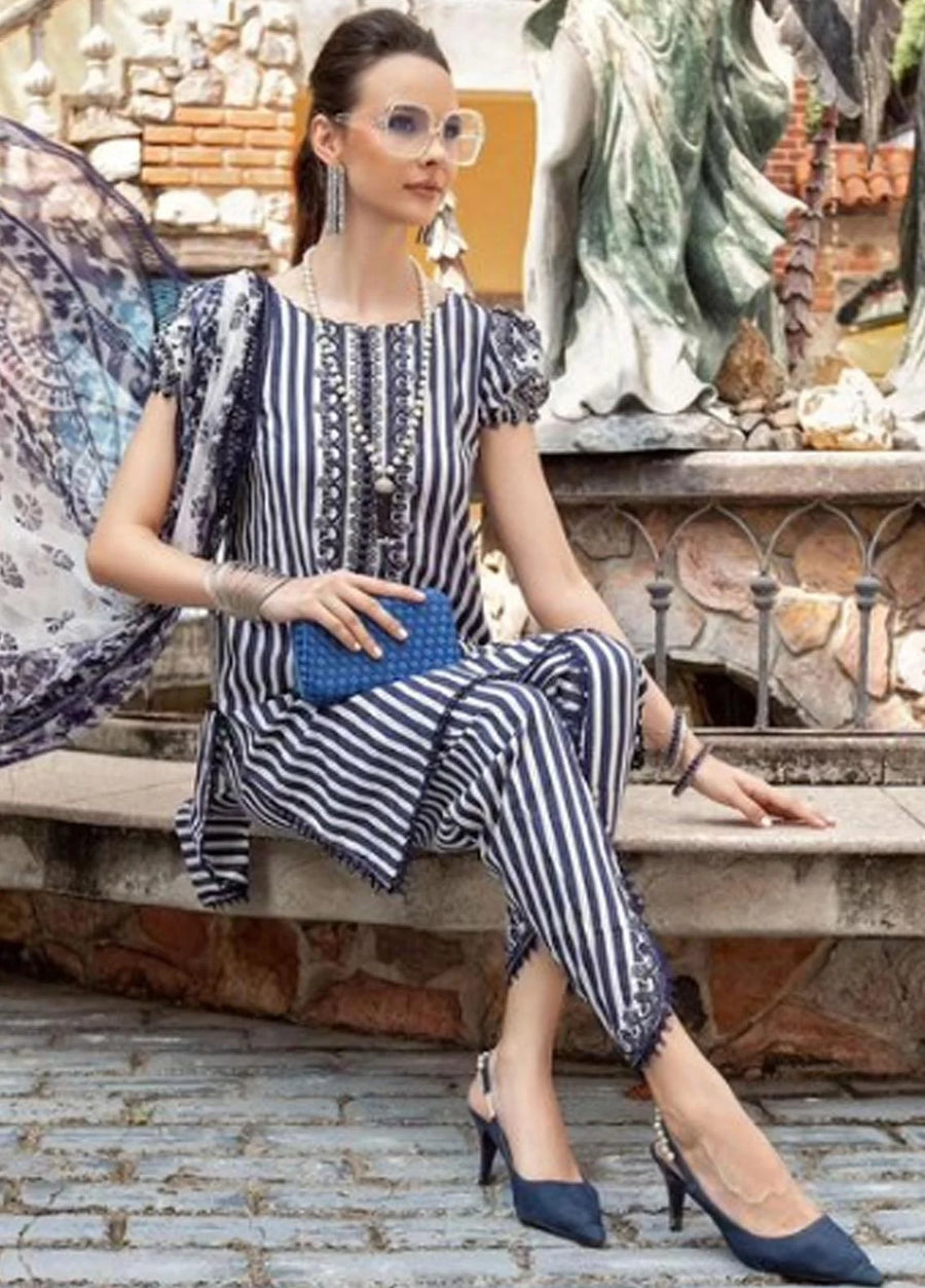 Maria B Embroidered Lawn 10A