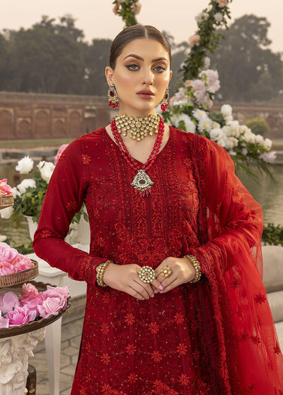 Copy of Sonia Umer Embroidered Wedding Collection (Royal Red)