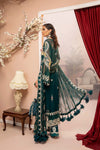 Forest Green Chiffon
